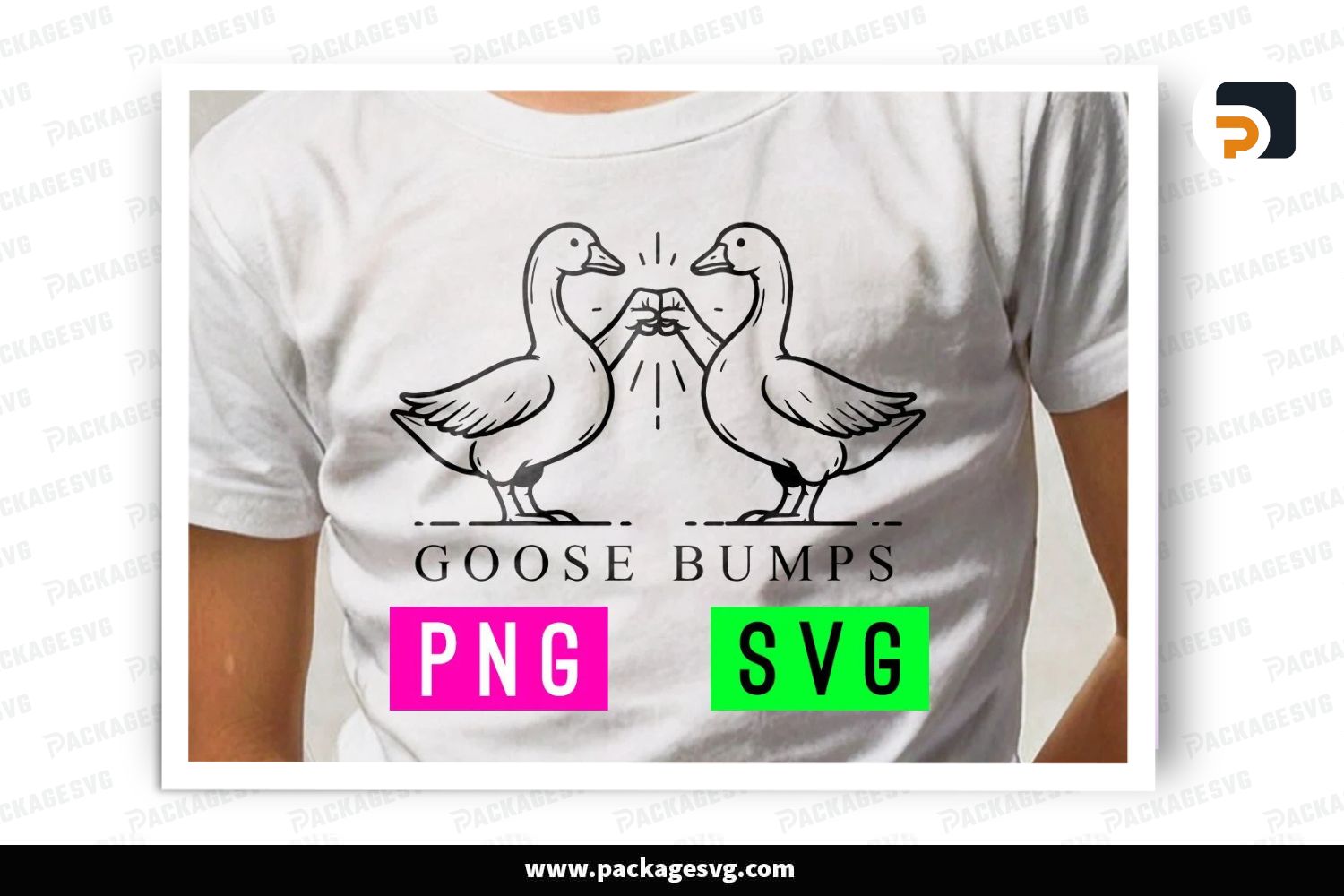Goose Bumps SVG & PNG, T-Shirt Design