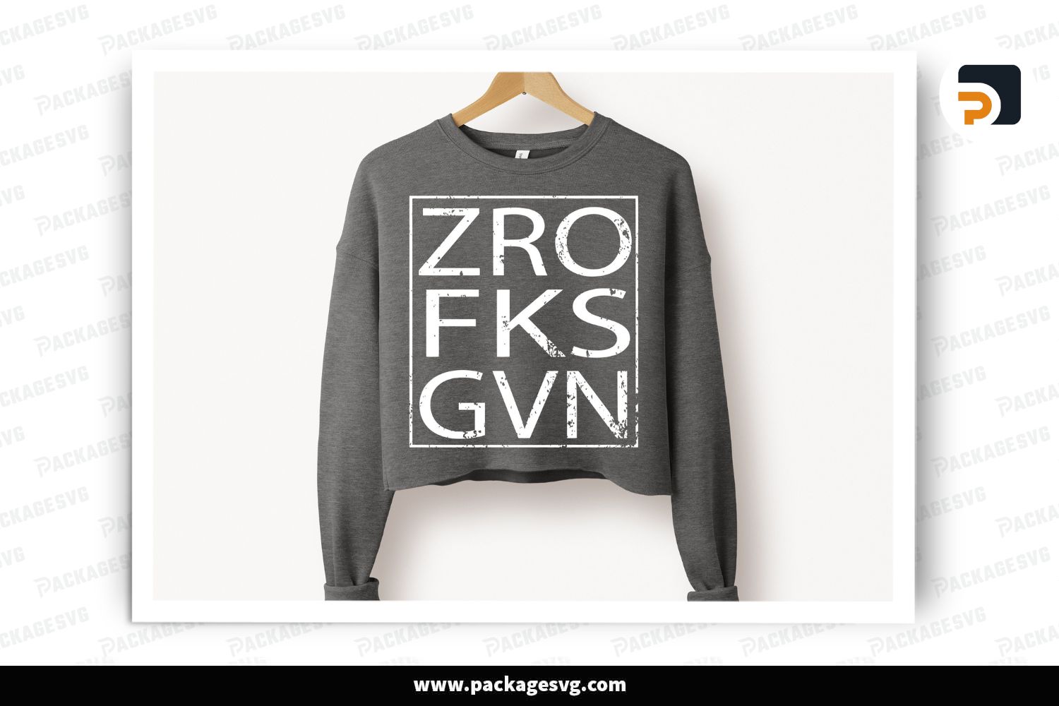 Zero Fucks Given SVG, Sarcastic Sublimation Design for T-Shirts