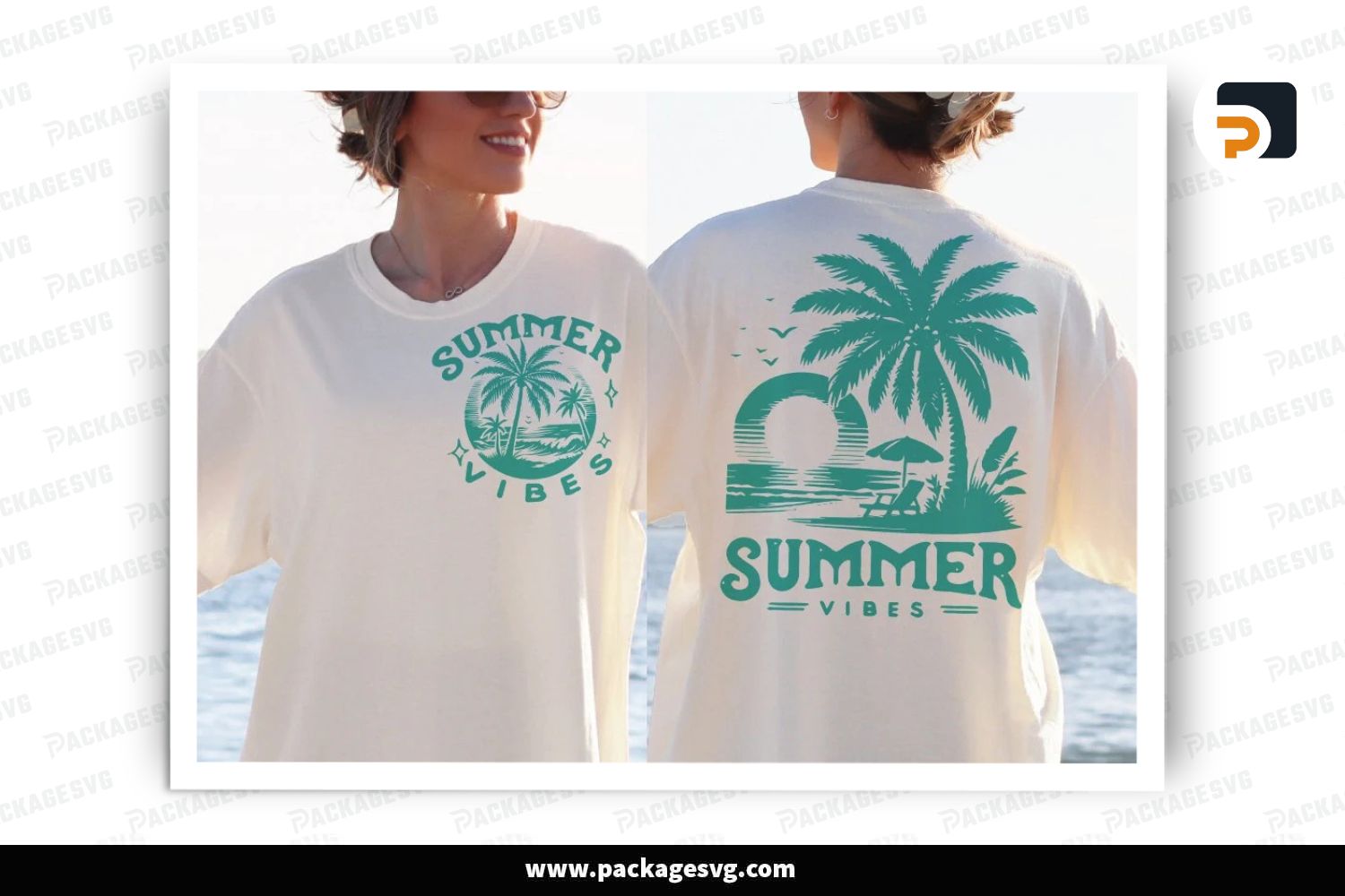 Retro Summer Vibes SVG PNG, Beach Shirt Sublimation Design