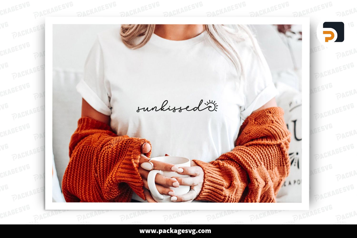 Sunkissed SVG PNG PDF, Summer T-Shirt Design, Vacation & Travel Cut File